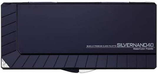 Rynx | 40-Well Silver Watercolor Mixing Palette for effortless color mixing