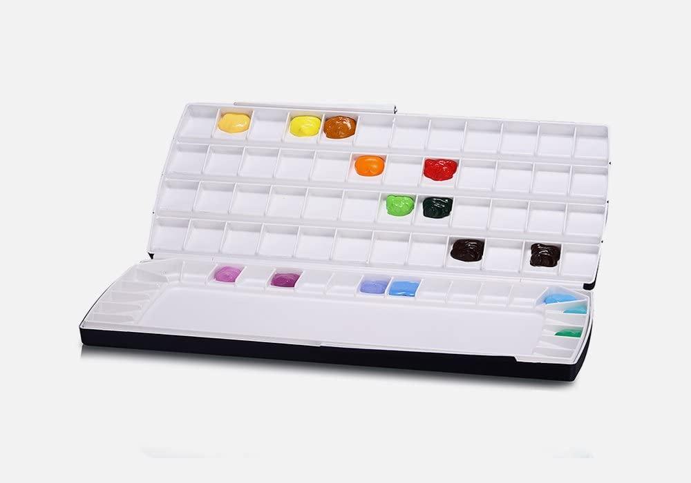 Rynx | 72-Well Double-Deck Watercolor Palette for Inspired Artistic Creations