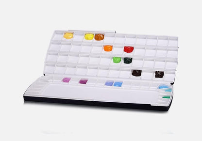 Rynx | 72-Well Double-Deck Watercolor Palette for Inspired Artistic Creations
