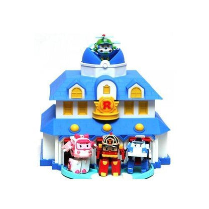 Rynx | Robocar Poli Rescue Headquarters Adventure Playset with Interactive Features and Collector Figures