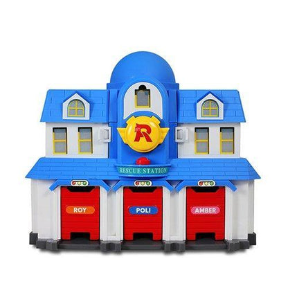 Rynx | Robocar Poli Rescue Headquarters Adventure Playset with Interactive Features and Collector Figures