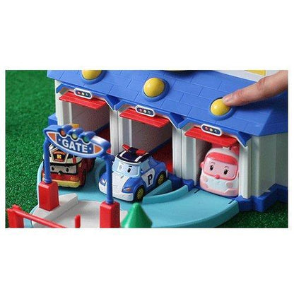Rynx | Robocar Poli Rescue Headquarters Adventure Playset with Interactive Features and Collector Figures