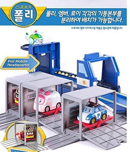 Rynx | Robocar Poli Mobile Transforming Adventure Playset with Diecast Vehicle