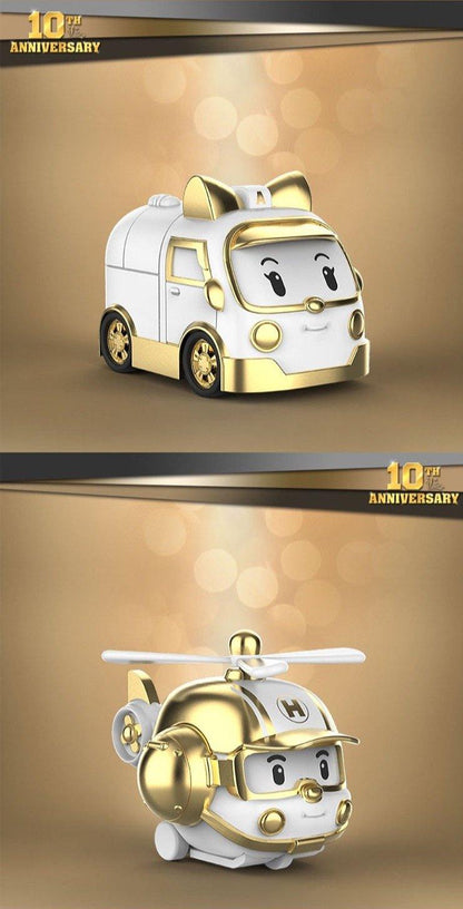 Rynx | Robocar Poli Golden Jubilee Rescue Center Set - Limited Edition with Exclusive Glossy Finish