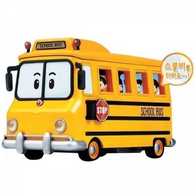 Rynx | Robocar Poli Adventure School Bee Bus Playset with 4 Character Figures