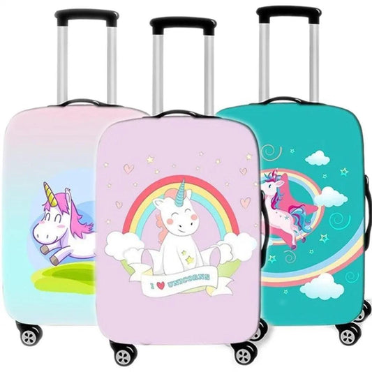 Rynx | Enchanting Unicorn Neoprene Luggage Cover for 18-32 Inch Luggage