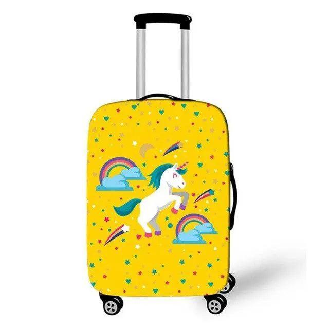 Rynx | Enchanting Unicorn Neoprene Luggage Cover for 18-32 Inch Luggage