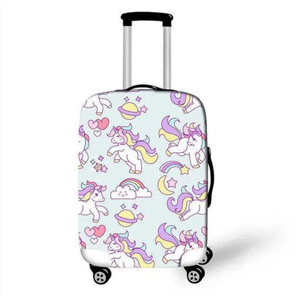 Rynx | Enchanting Unicorn Neoprene Luggage Cover for 18-32 Inch Luggage