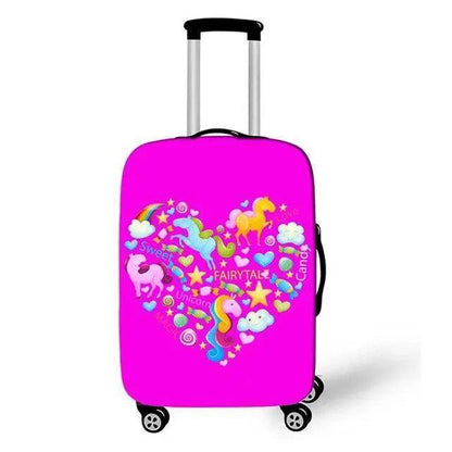 Rynx | Enchanting Unicorn Neoprene Luggage Cover for 18-32 Inch Luggage
