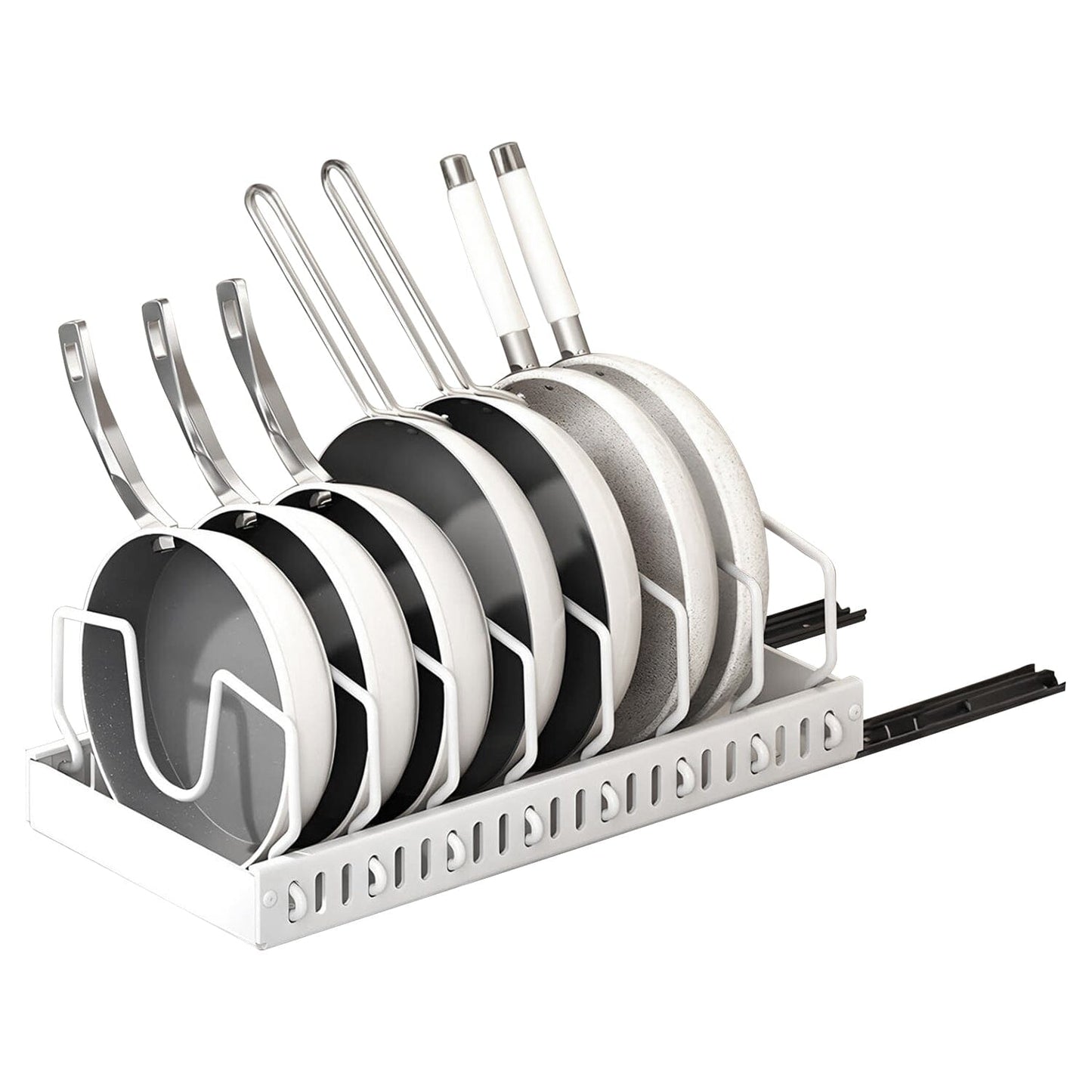 Rynx | Expandable pot and pan organizer with 8 adjustable dividers