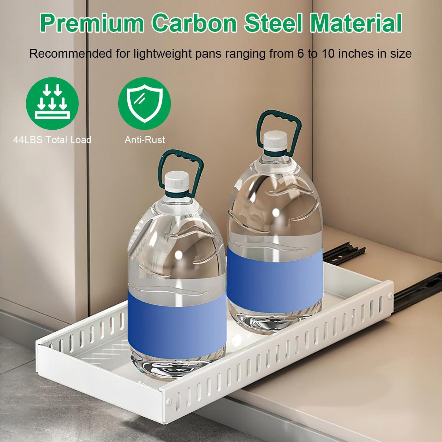 Rynx | Expandable pot and pan organizer with 8 adjustable dividers