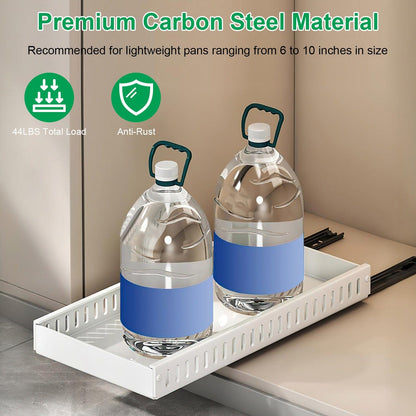 Rynx | Expandable pot and pan organizer with 8 adjustable dividers