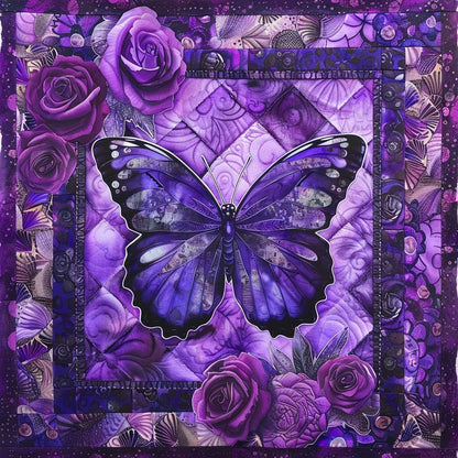 Rynx | Purple Butterfly Blanket