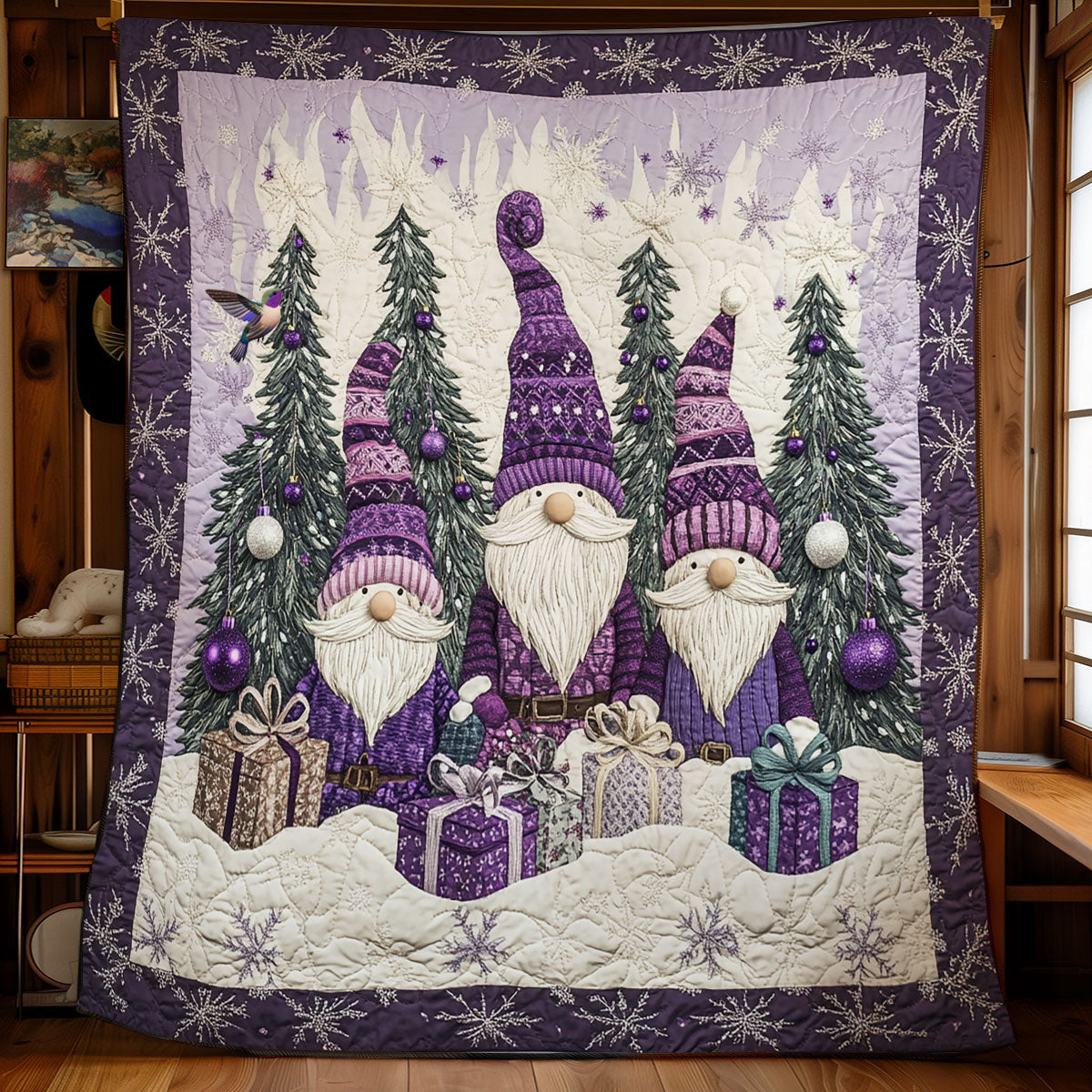 Rynx | Purple Gnome Blanket