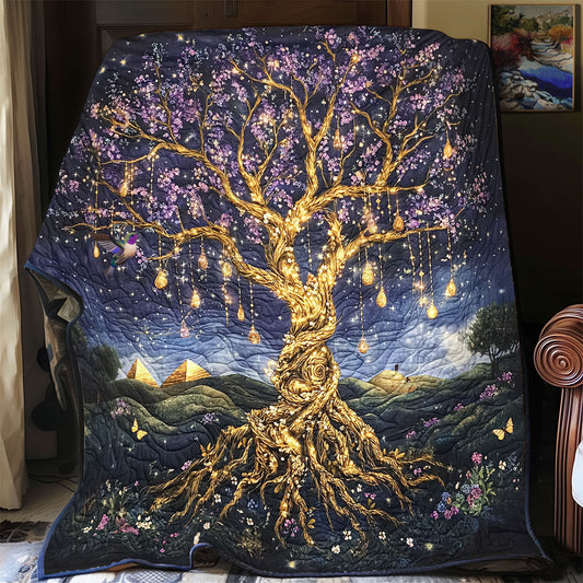 Rynx | Purple Tree of Life Comforter