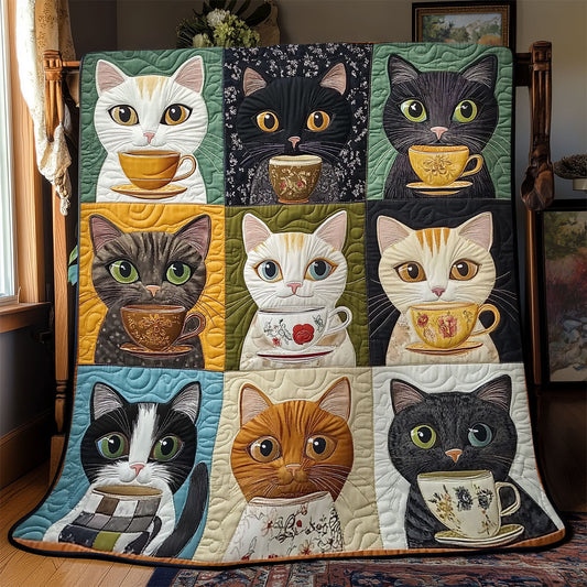 Rynx | Purrfect Cups Patchwork Blanket