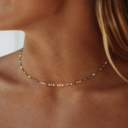 RYNX | Stunning Rainbow Choker Gold