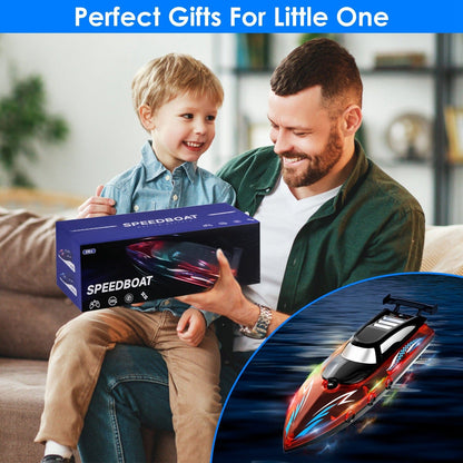 Rynx | RC Boat with Colorful LED Light 10KM/H