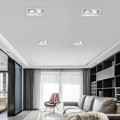 Rynx | Rectangular Lights Adjustable Three-Level Dimming Recessed Spotlight