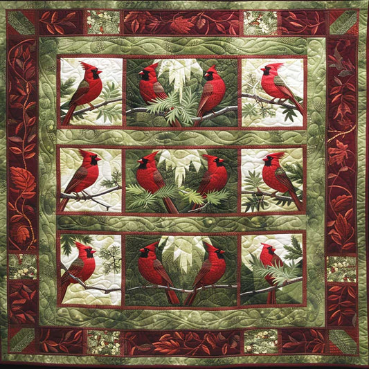 Rynx | Red Cardinal Quilt