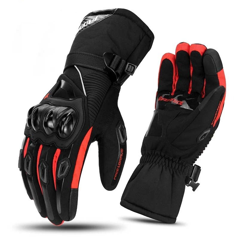 RYNX | | Waterproof Motorcycle Gloves Red