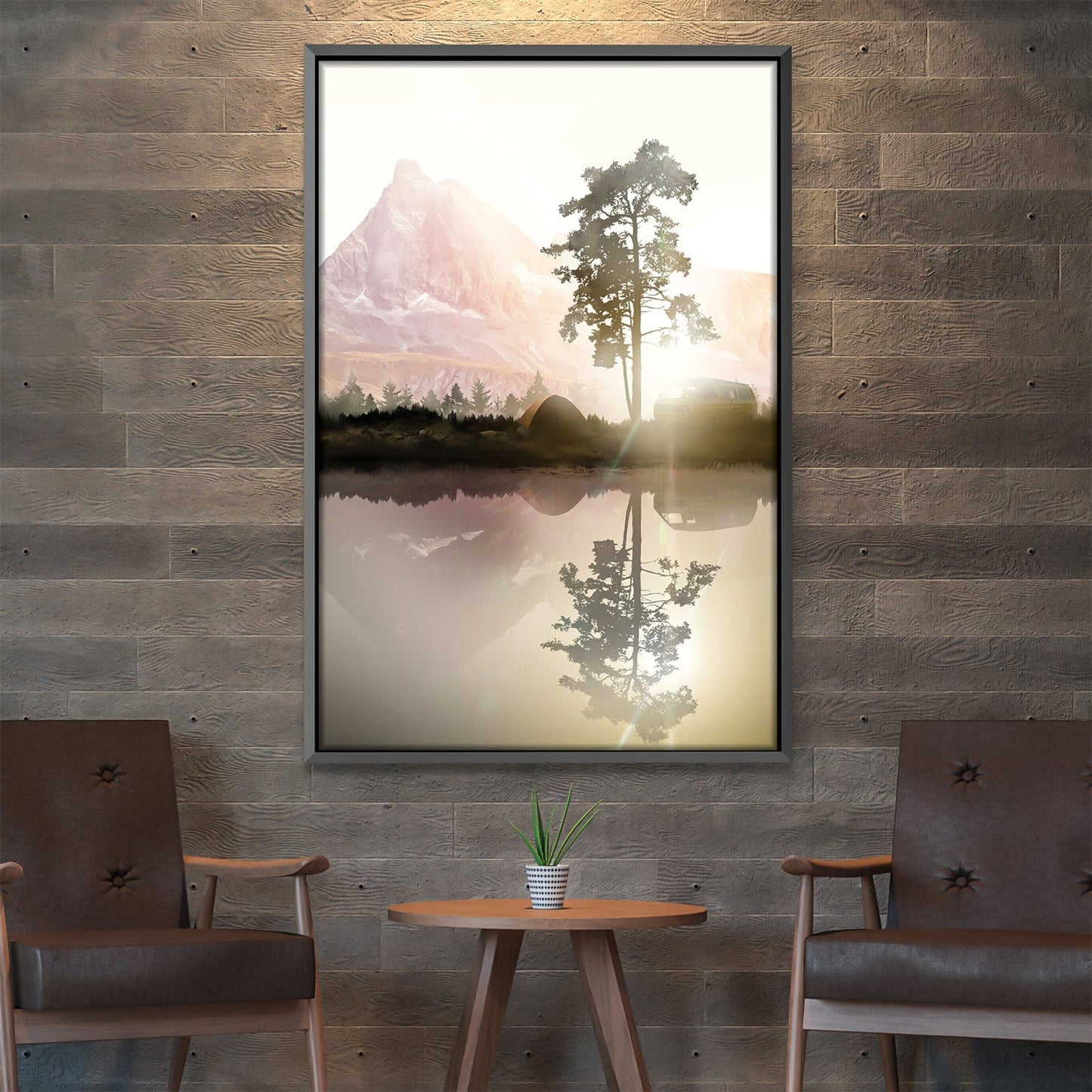 Rynx | Natural mirror canvas