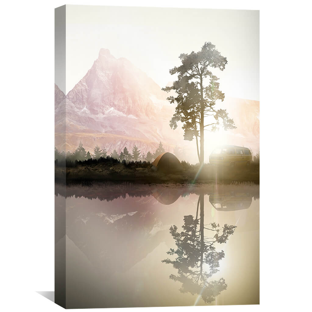 Rynx | Natural mirror canvas