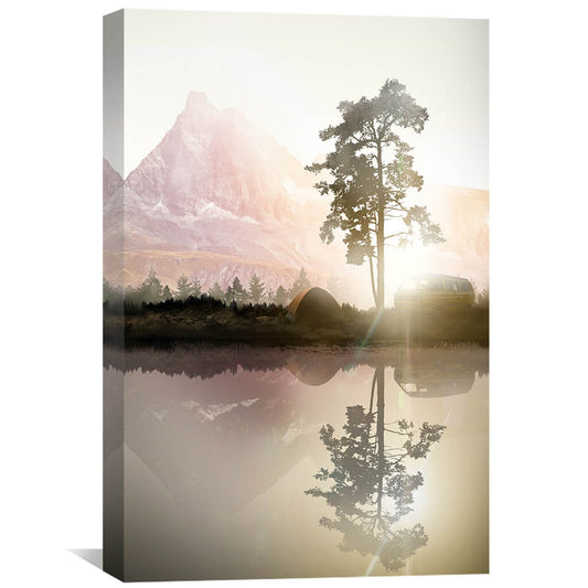 Rynx | Natural mirror canvas
