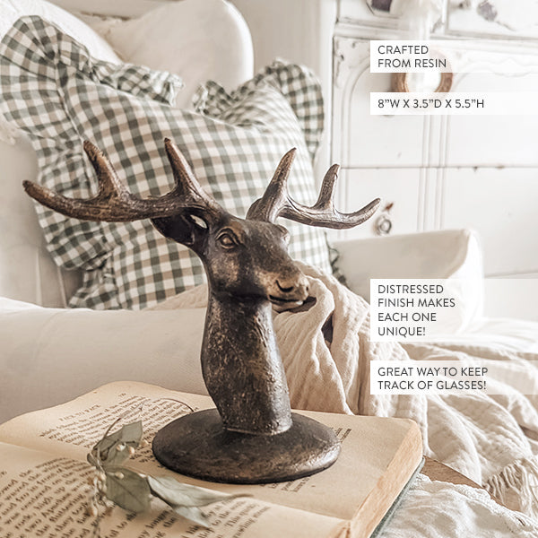 Rynx | Antique Finish Reindeer Table Decoration