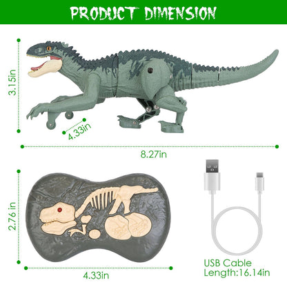 Rynx | Remote-Controlled Dinosaur with 3D Eye Roaring Sounds for 3-12 Years Old