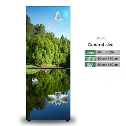 Rynx | Stylish Waterproof Self-Adhesive Refrigerator Sticker