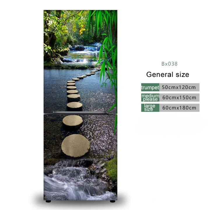 Rynx | Stylish Waterproof Self-Adhesive Refrigerator Sticker