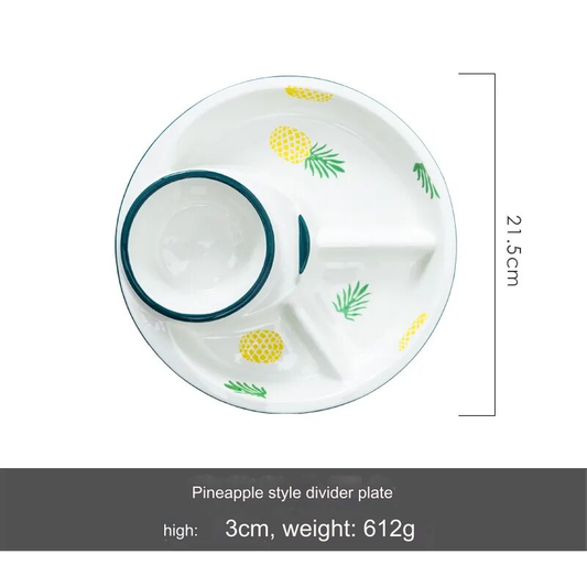 Rynx | Breakfast Combo Nordic Ceramic Plate