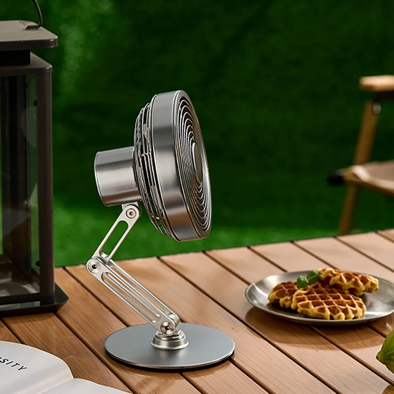 Rynx | Height-Adjustable Stand Compact Turbo Mini Desk Fan