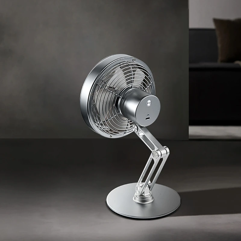 Rynx | Height-Adjustable Stand Compact Turbo Mini Desk Fan
