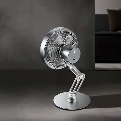 Rynx | Height-Adjustable Stand Compact Turbo Mini Desk Fan