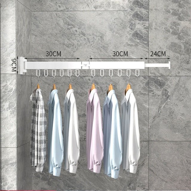 RYNX | Expandable Drying Cabinet, Collapsible Clothes Hanger, Wall Mount