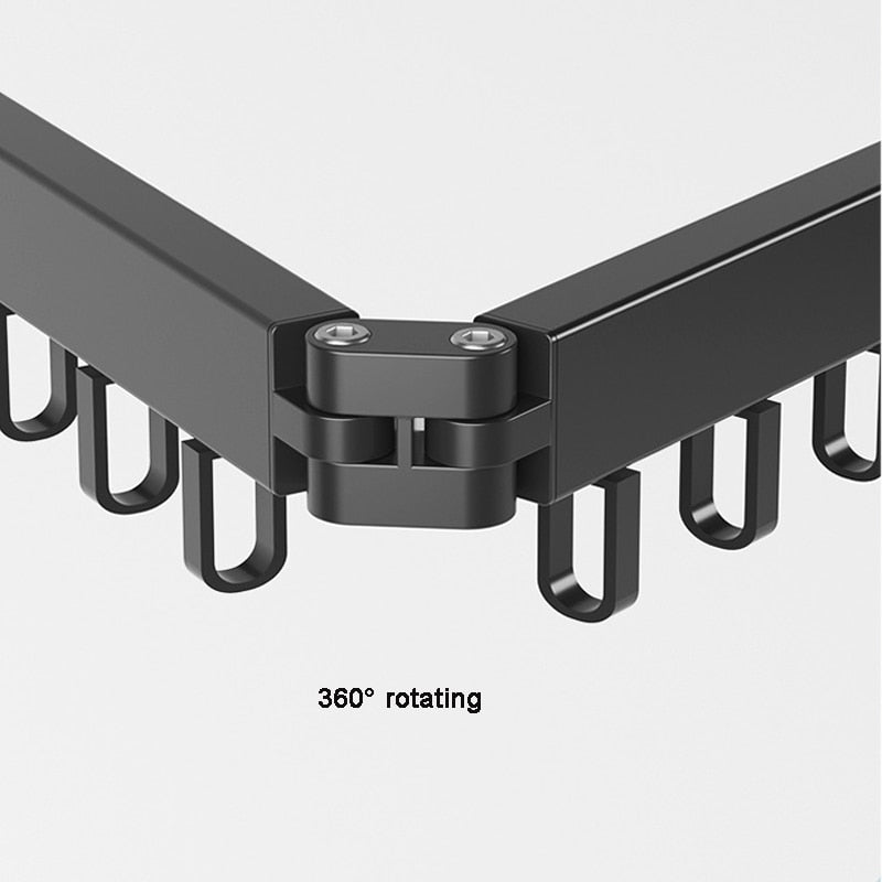 RYNX | Expandable Drying Cabinet, Collapsible Clothes Hanger, Wall Mount