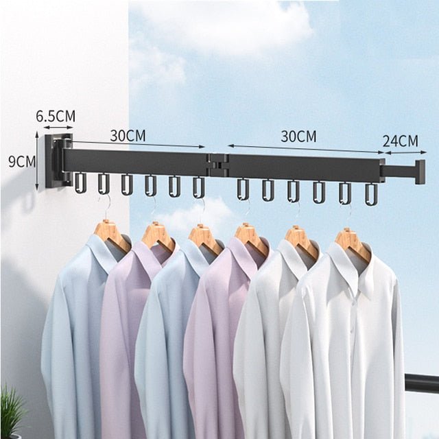 RYNX | Expandable Drying Cabinet, Collapsible Clothes Hanger, Wall Mount