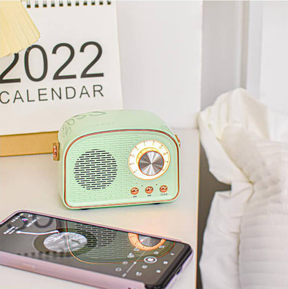 Rynx | SoundEcho - Vintage Bluetooth Speaker with FM Radio