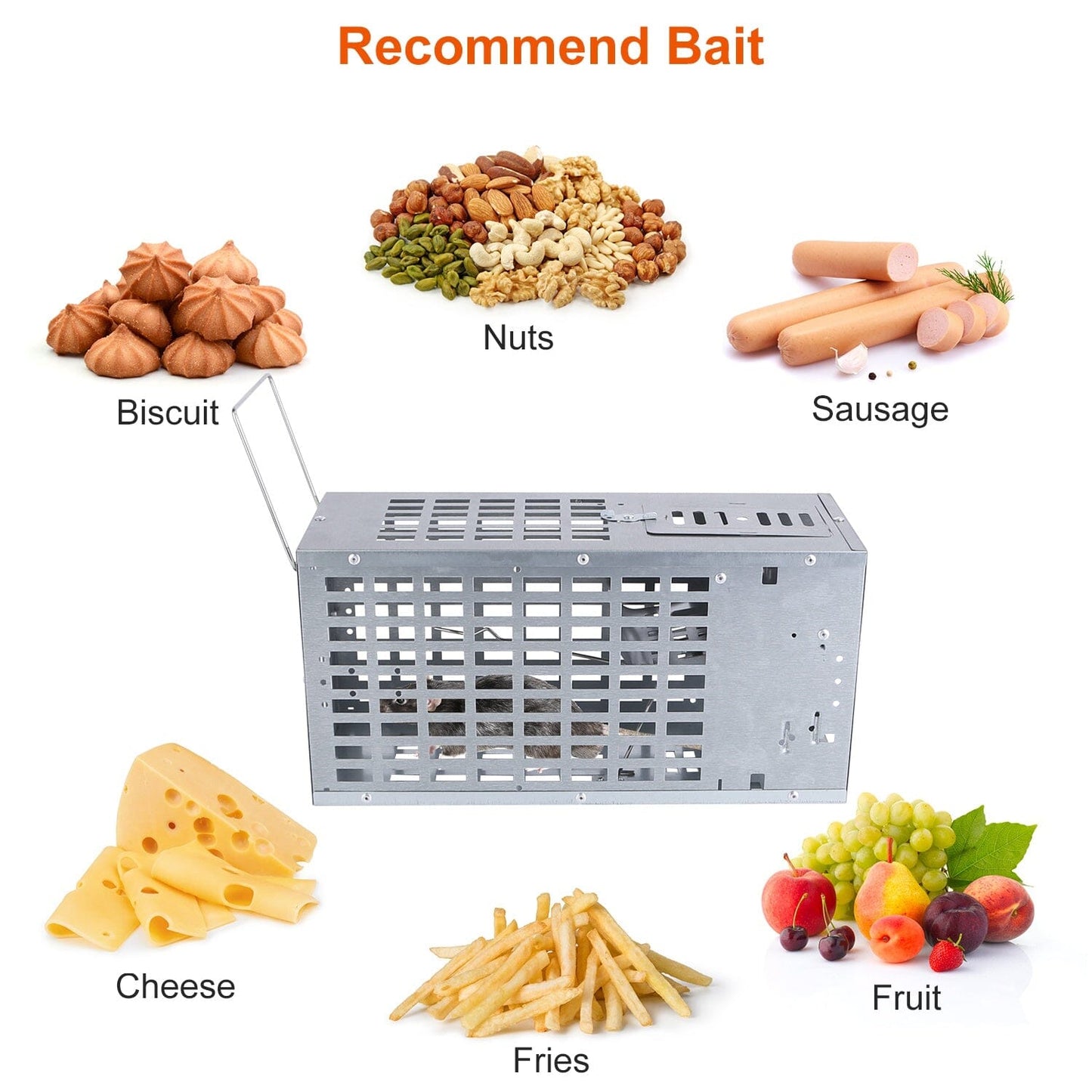 Rynx | Reusable Metal Rat Trap Catch Release Continuous Catch