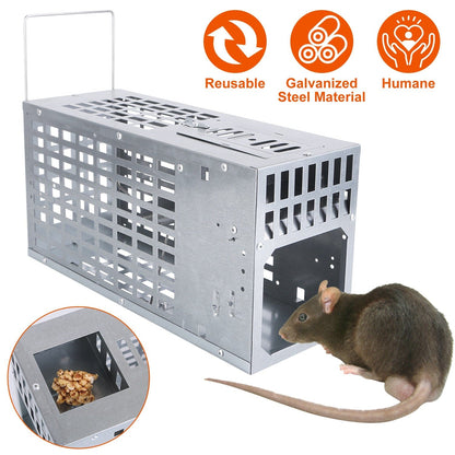 Rynx | Reusable Metal Rat Trap Catch Release Continuous Catch