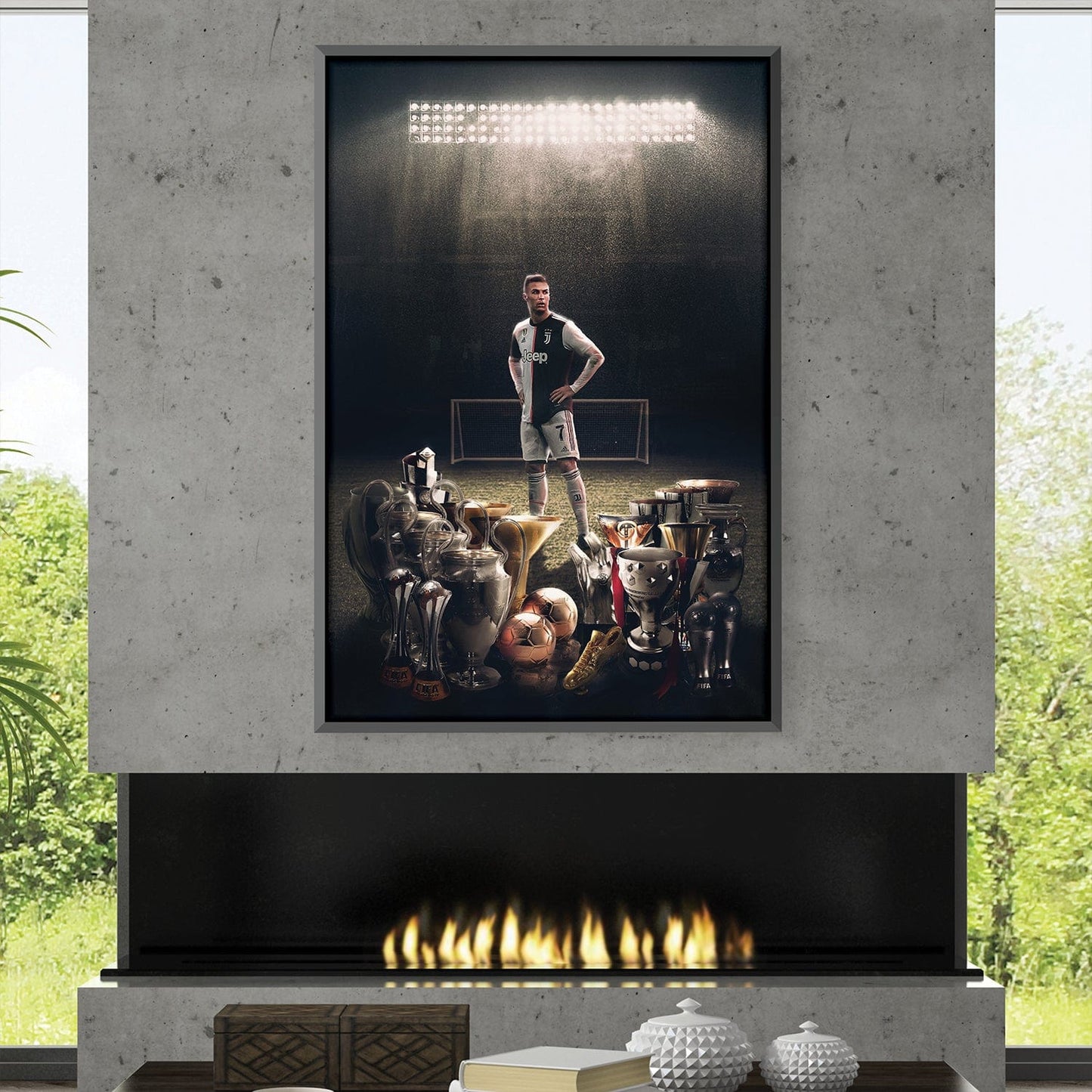Rynx | Ronaldo Trophy Canvas
