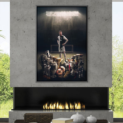 Rynx | Ronaldo Trophy Canvas