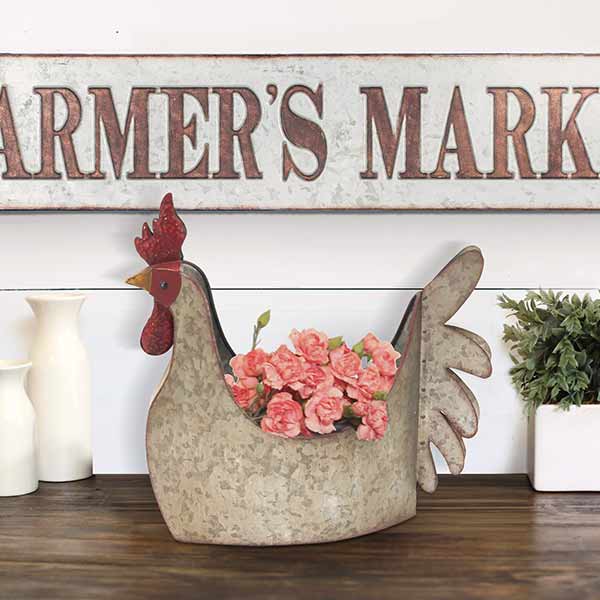 Rynx | Rustic metal chicken pot