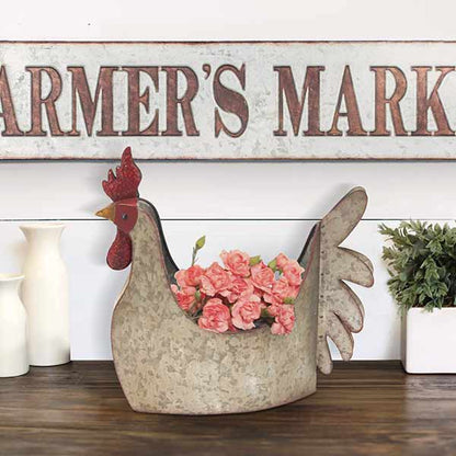 Rynx | Rustic metal chicken pot