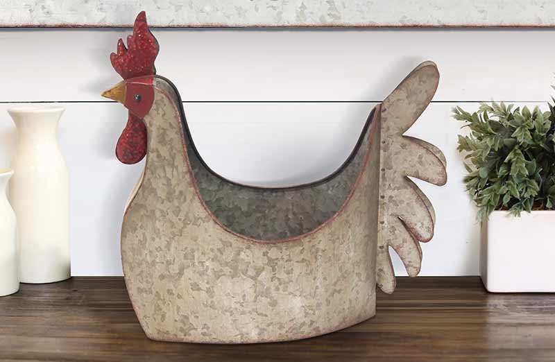 Rynx | Rustic metal chicken pot