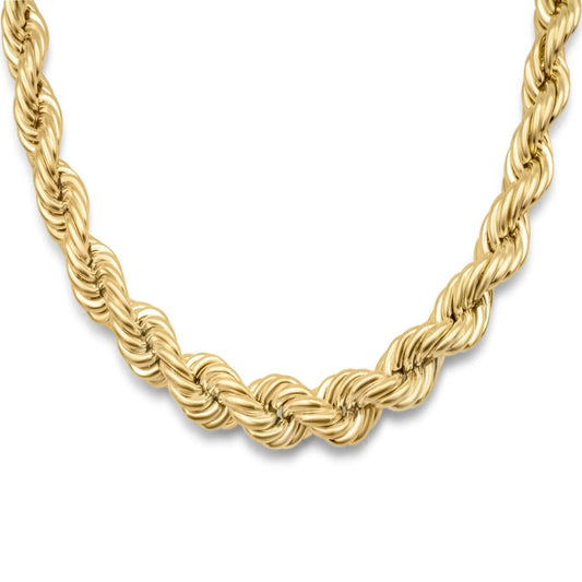 Rynx | Rope chain in Yellow Gold - 10mm