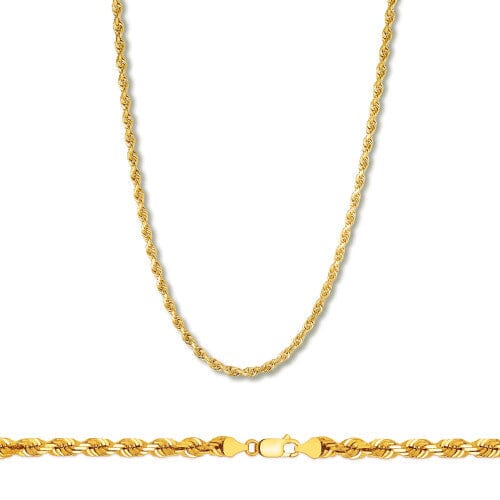 Rynx | Rope Pin in Yellow Gold - 3mm