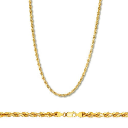 Rynx | Rope Pin in Yellow Gold - 3mm